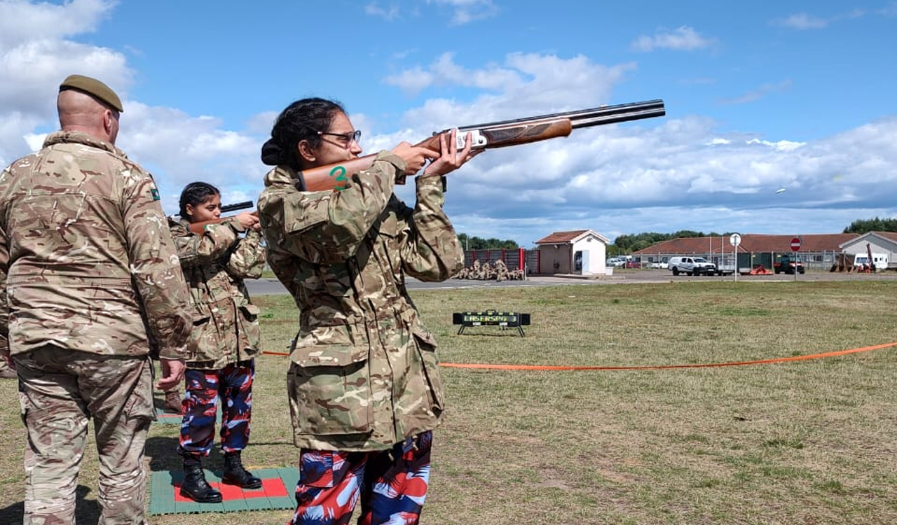 NCC Cadet Krithika represents India in UK as Part of Youth Exchange Program