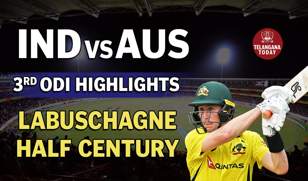 India vs Australia 3rd ODI Highlights: Marnus Labuschagne Half Century