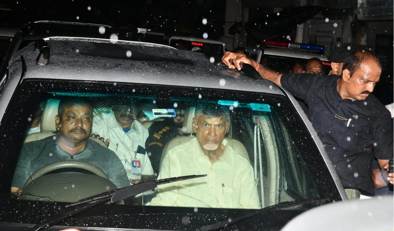 Chandrababu Naidu taken to Rajahmundry Central Jail