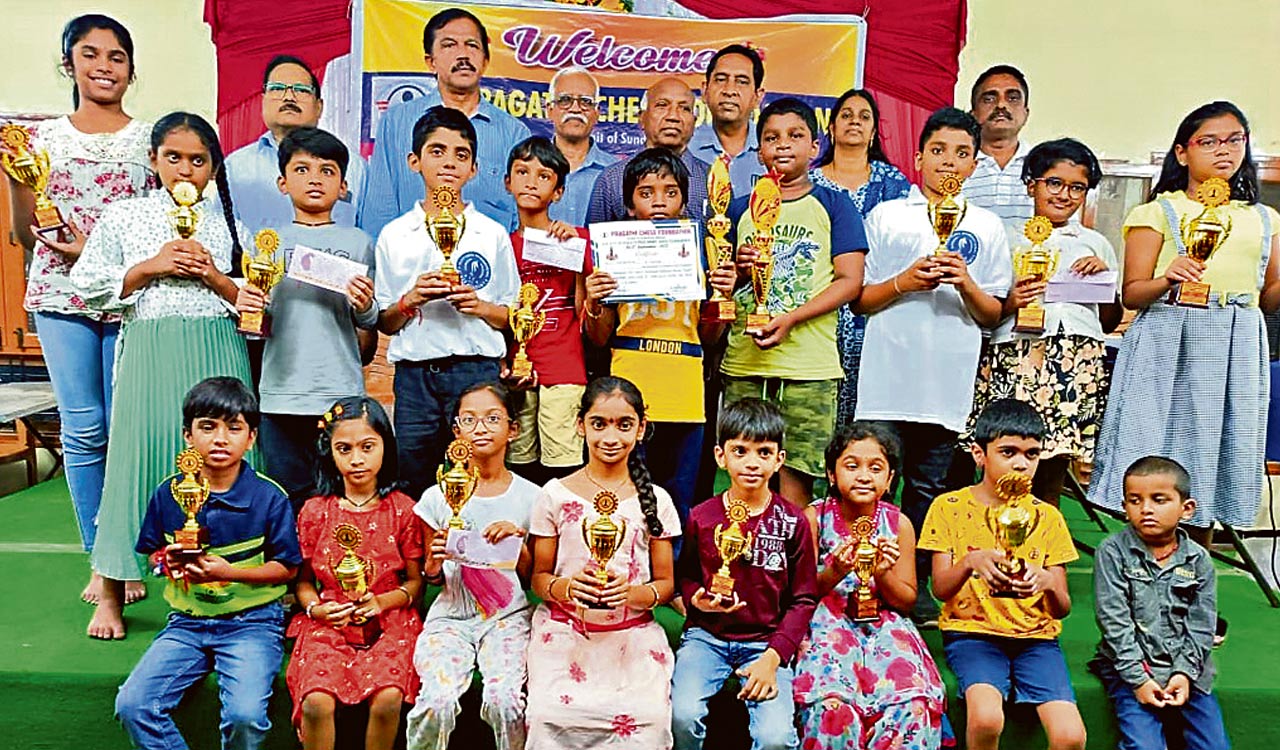 Sathvik emerges champion at Children Chess tournaments
