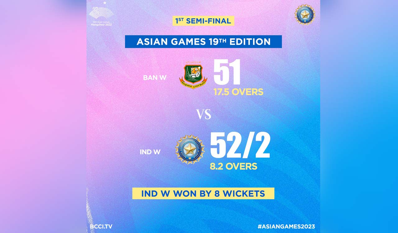 Cricket: ‘Super Sub’ Vastrakar Leads Indian Asian Games final