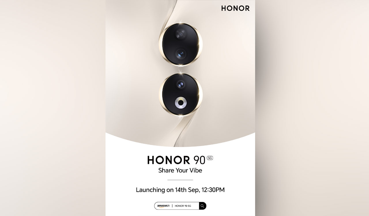 Honor 90 with 200 mp camera set to launch in India on September 14