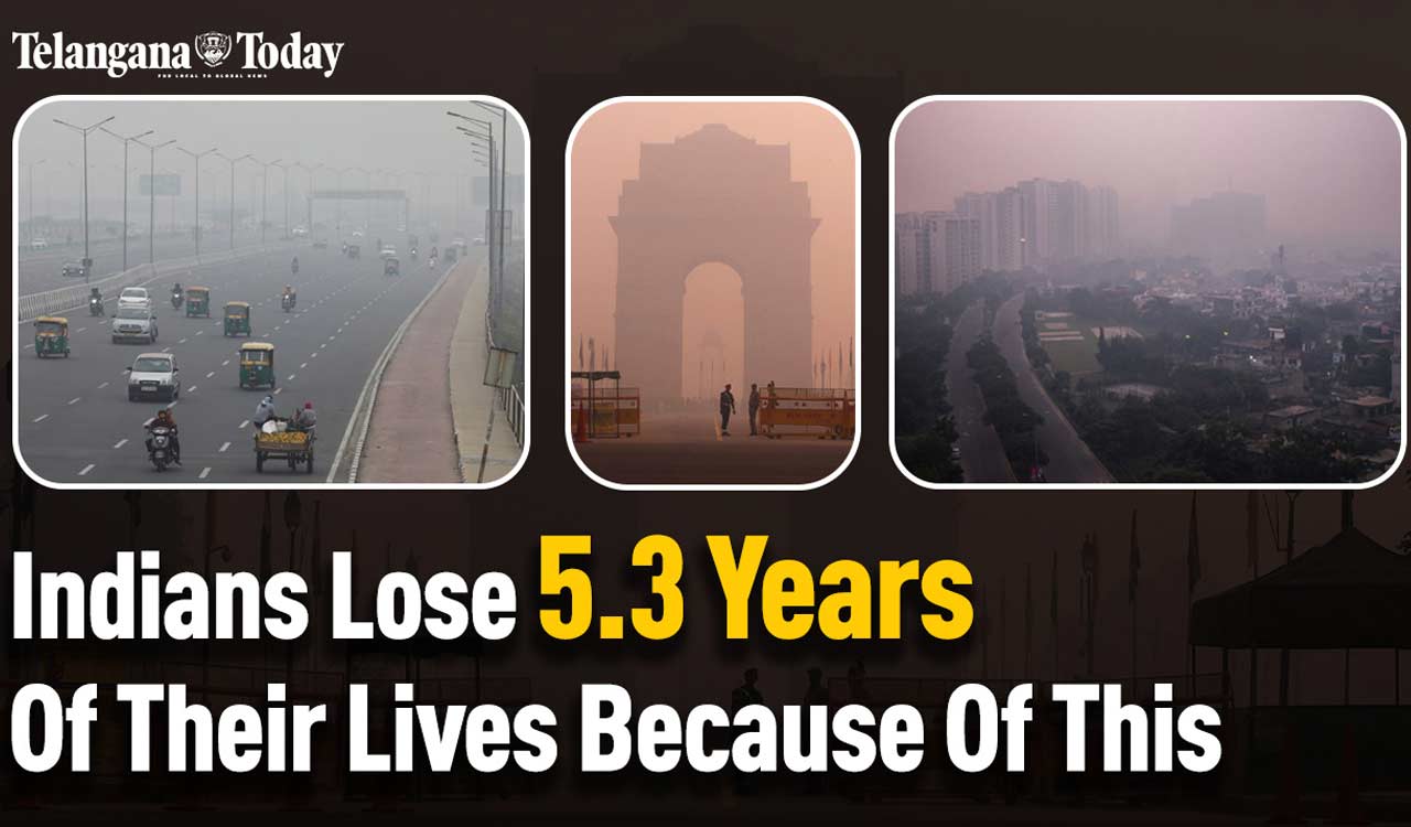 Indians Lose 5.3 Years Of Life Expectancy Due To Air Pollution | Air Quality Life Index
