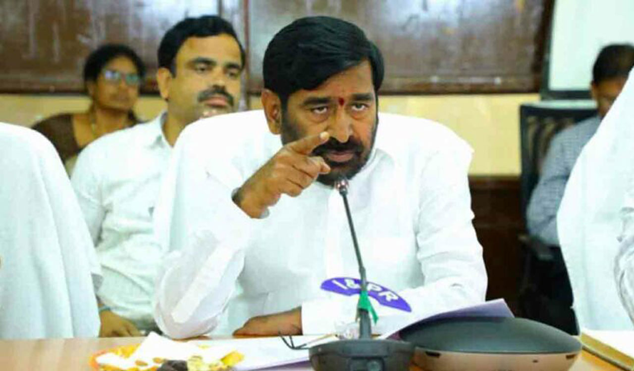 Jagadish Reddy asks Modi to issue permissions for Yadadri thermal power plant