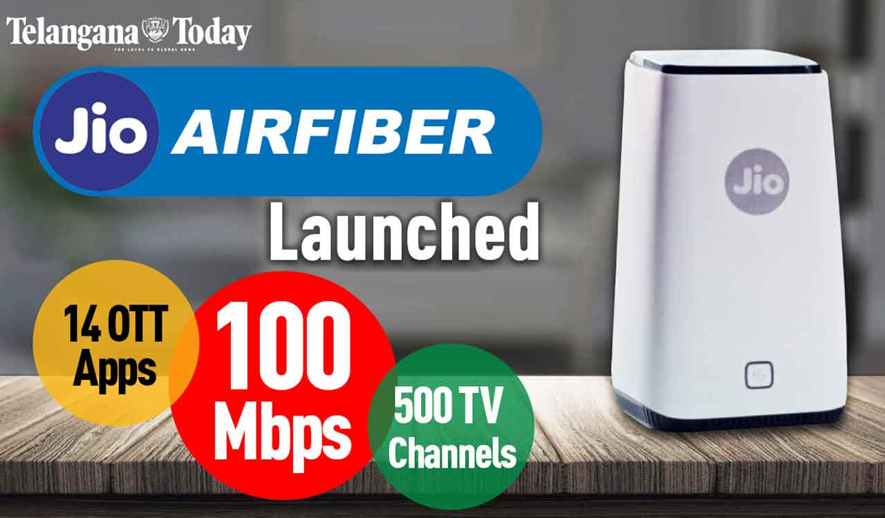 Jio Airfiber Launched Reliance Jio G Wireless Broadband Service Now At Rs Telangana Today