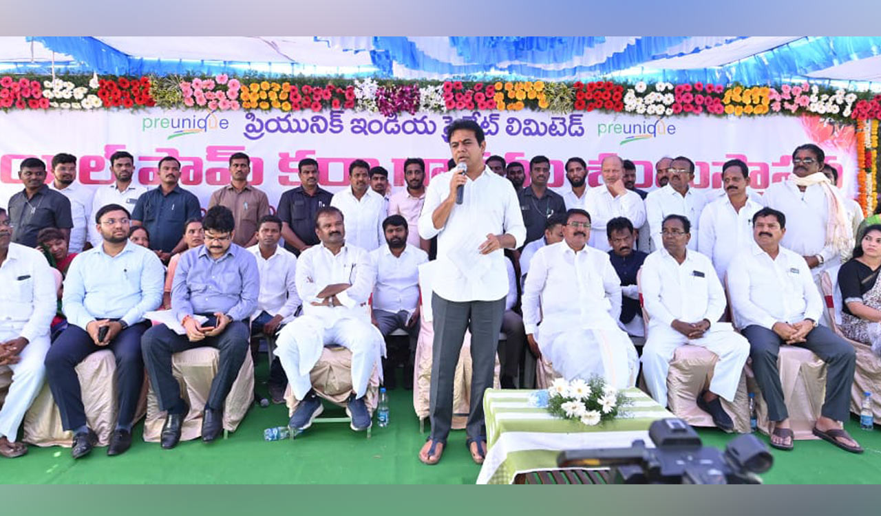 Irrespective of opposition parties tall claims, CM KCR will score a hattrick: KTR