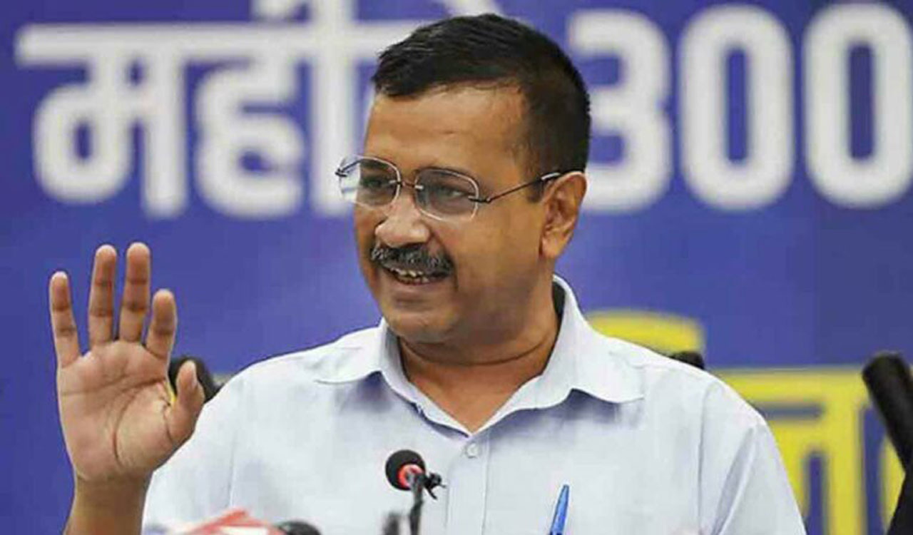 Will not bow down: Kejriwal reacts to CBI probe on residence renovation  case-Telangana Today