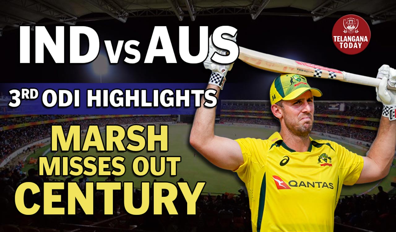 India vs Australia 3rd ODI Highlights: Mitchell Marsh Misses Out His Century
