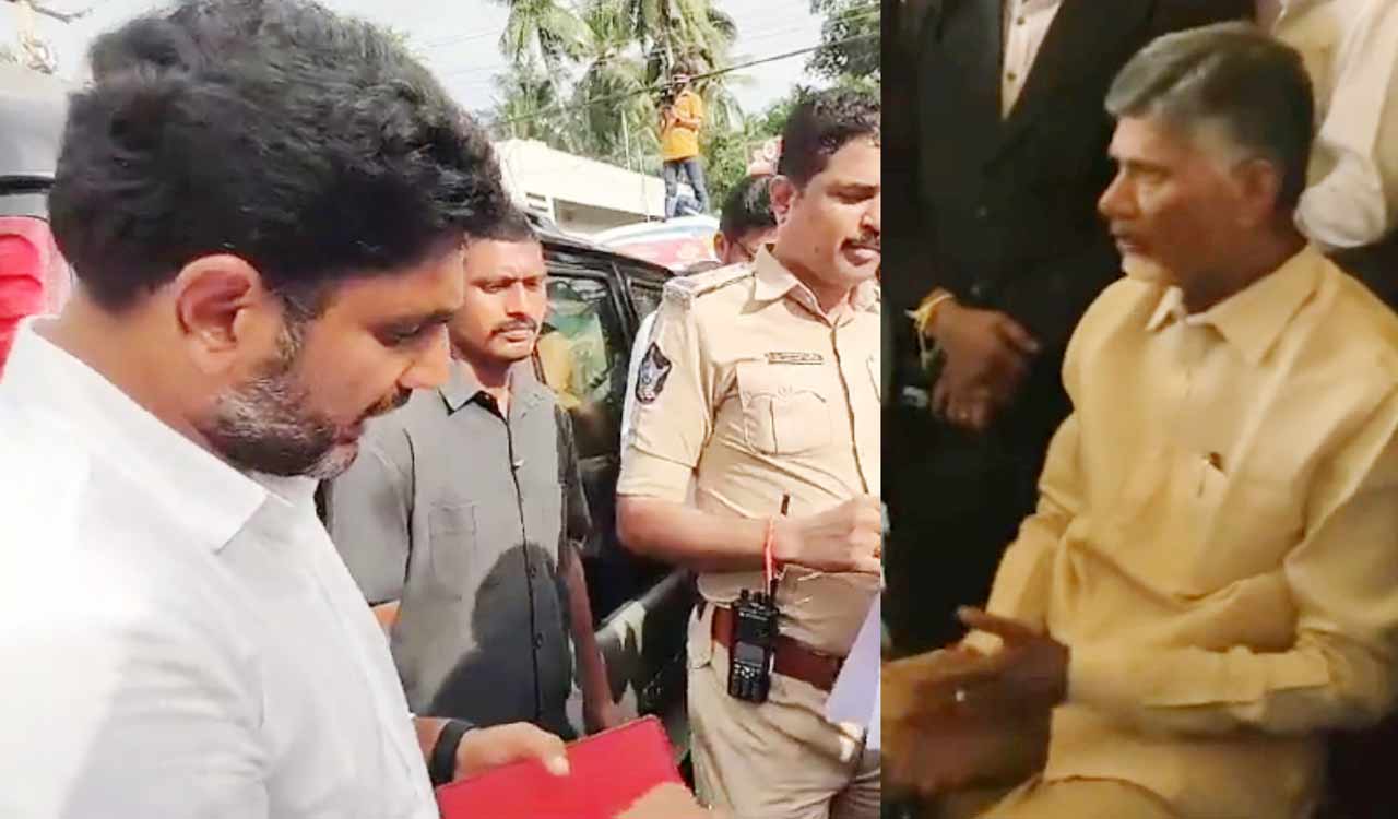Nara Lokesh, TDP MLAs detained in protest against Chandrababu Naidu’s arrest