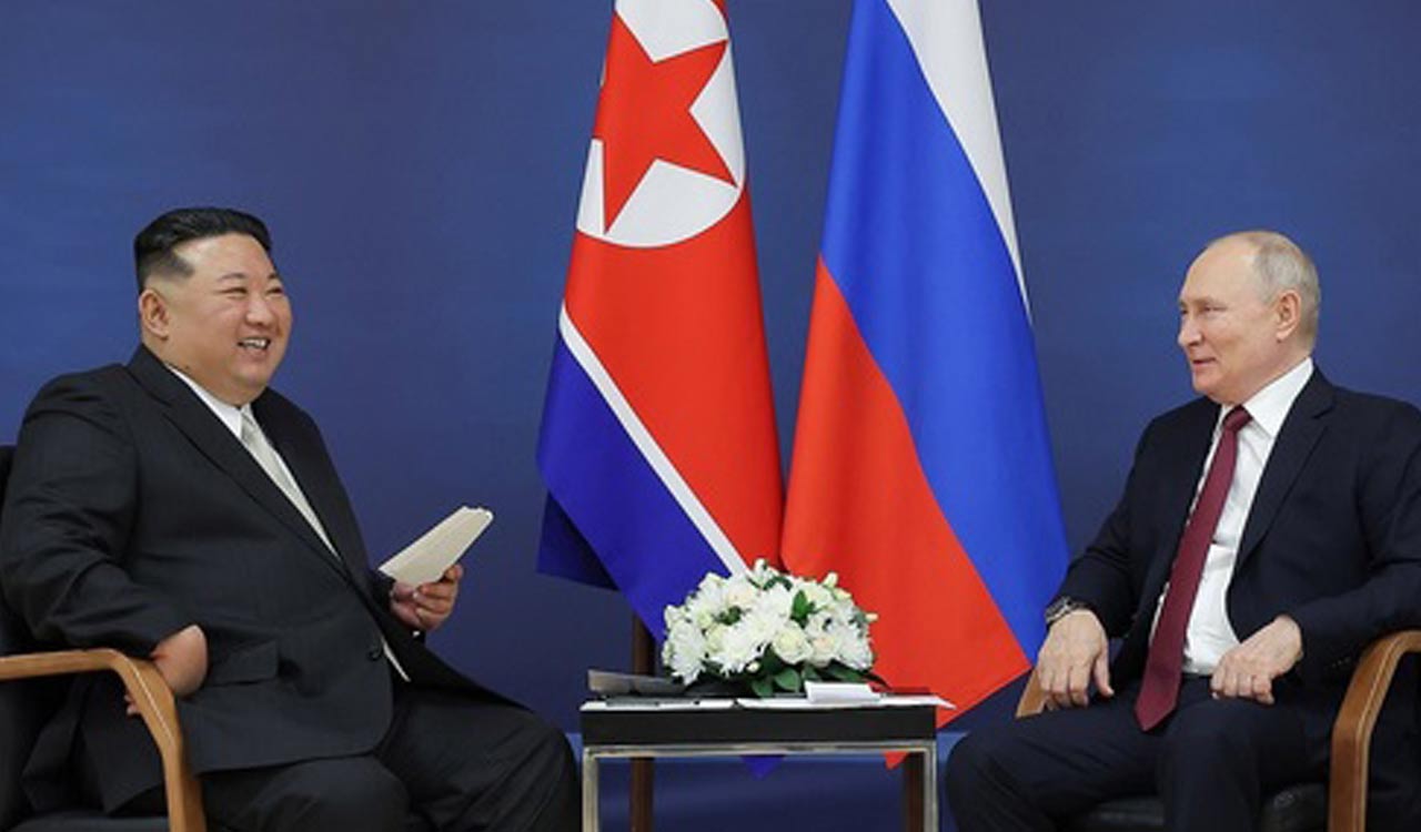 Vladimir Putin Accepts Kim’s Invitation To Visit North Korea-Telangana ...