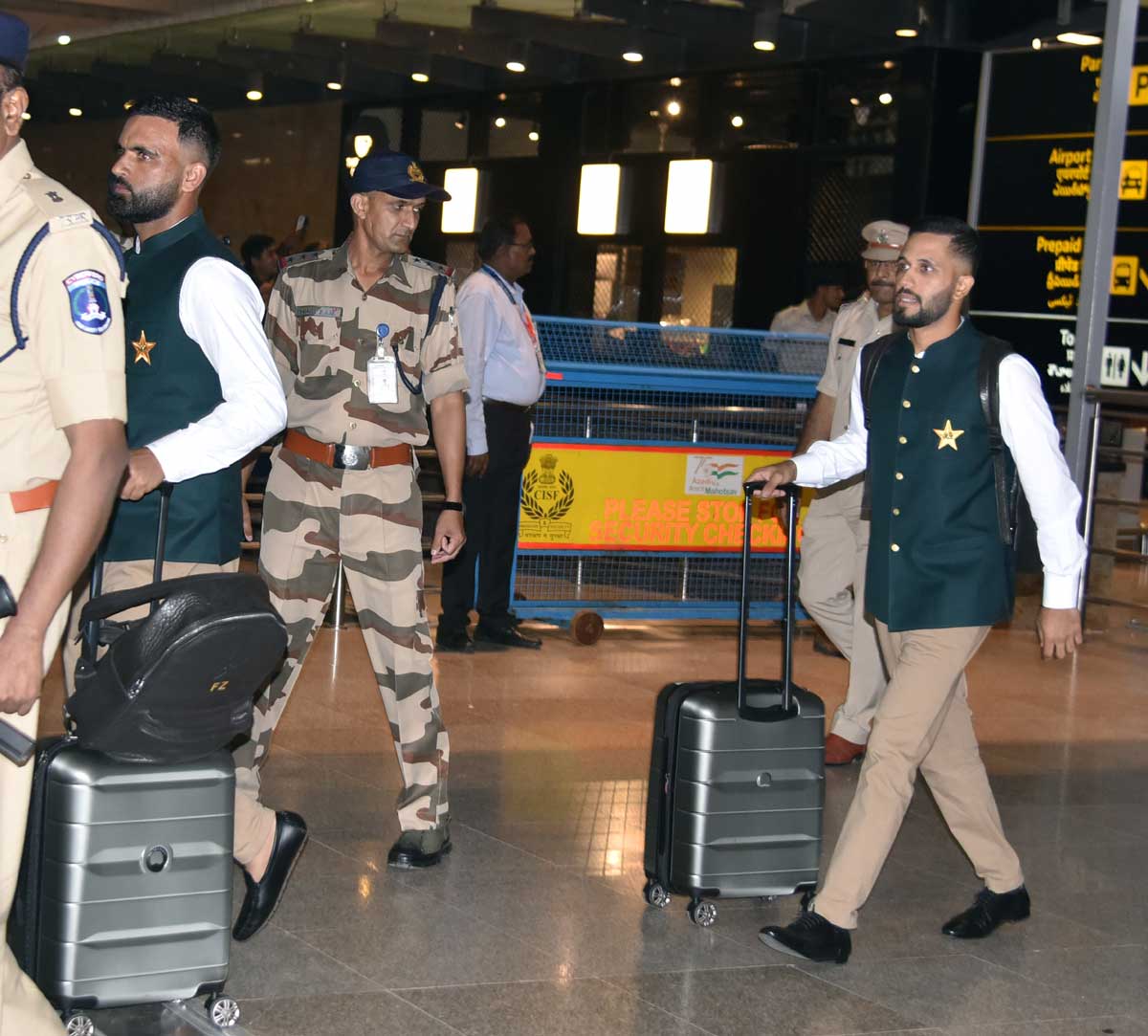 Hyderabad cops ensure safety of Pakistan team despite being occupied with immersion duties
