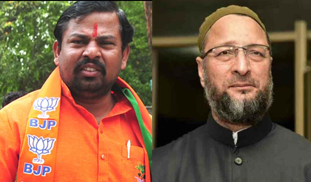 Hyderabad: Raja Singh dares Owaisi to contest from Goshamahal