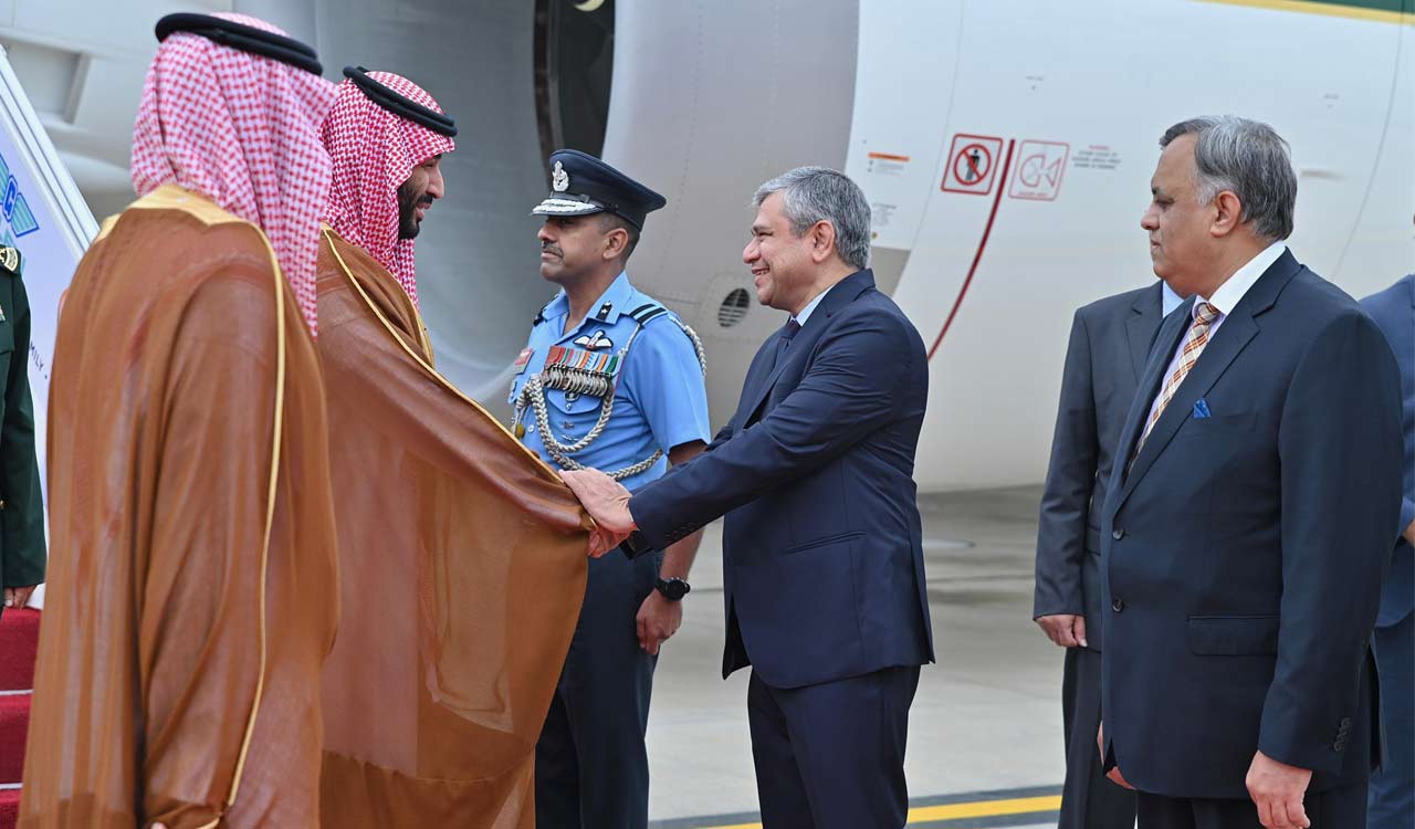 Saudi Crown Prince Mohammed bin Salman arrives in Delhi for G20 Summit