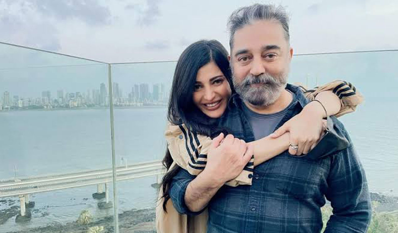 Shruti and Kamal Haasan join hands for a new musical project