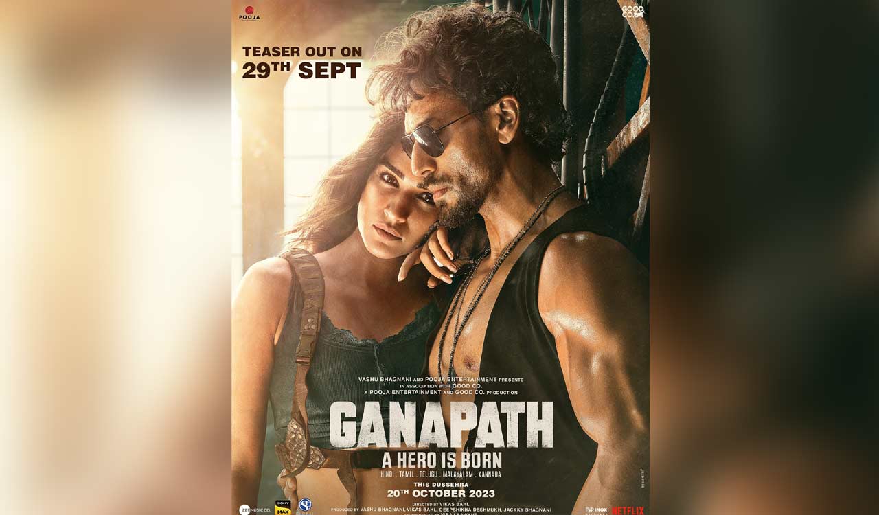Teaser release for Tiger Shroff, Kriti Sanon’s ‘Ganapath’ postponed; New poster revealed