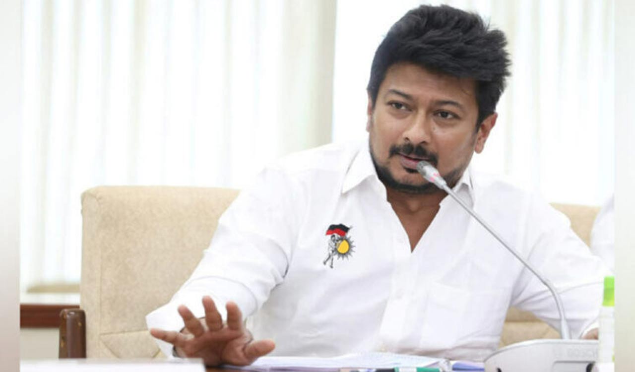 Tamil Nadu Sports Minister Udhayanidhi Stalin inaugurates football ground