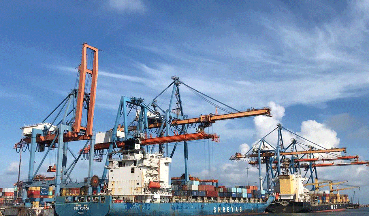 Visakhapatnam Port Authority ranks third in country in cargo transportation