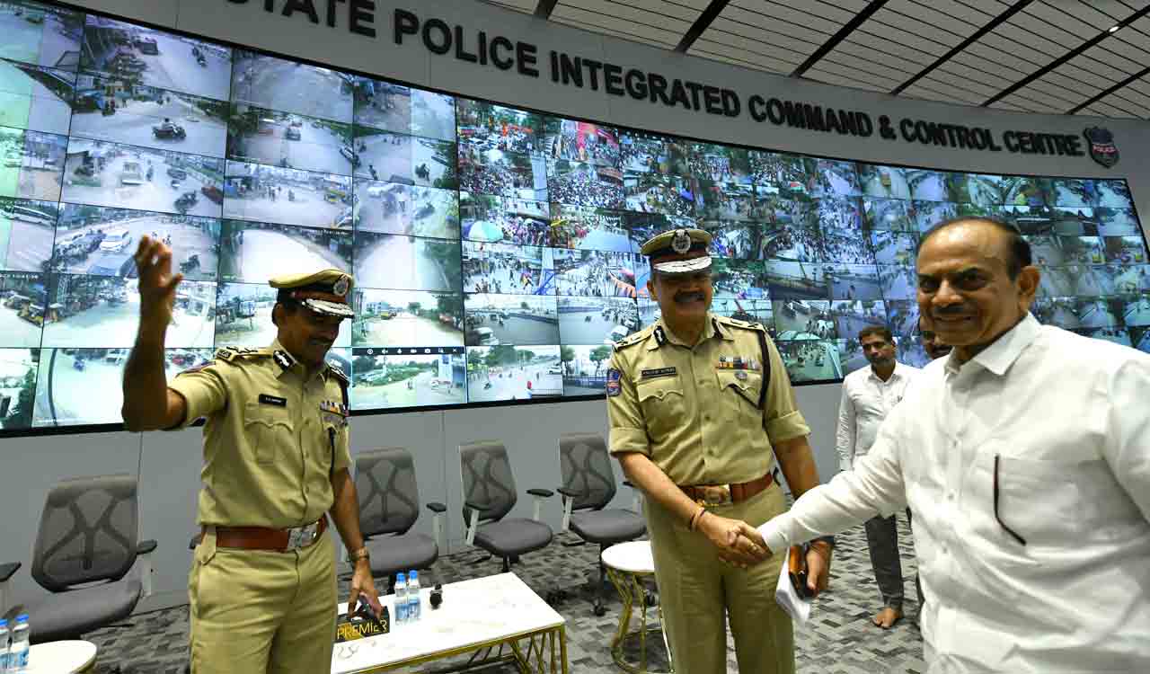 Hyderabad: Home Minister inaugurates 2500 CCTV cameras for Safe City project