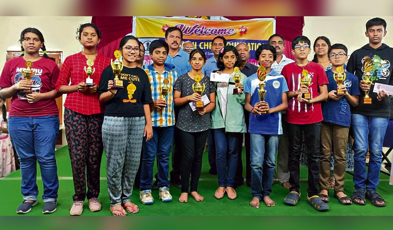 Chiranjeev, Srivatsa emerge champions at Children Chess tournament