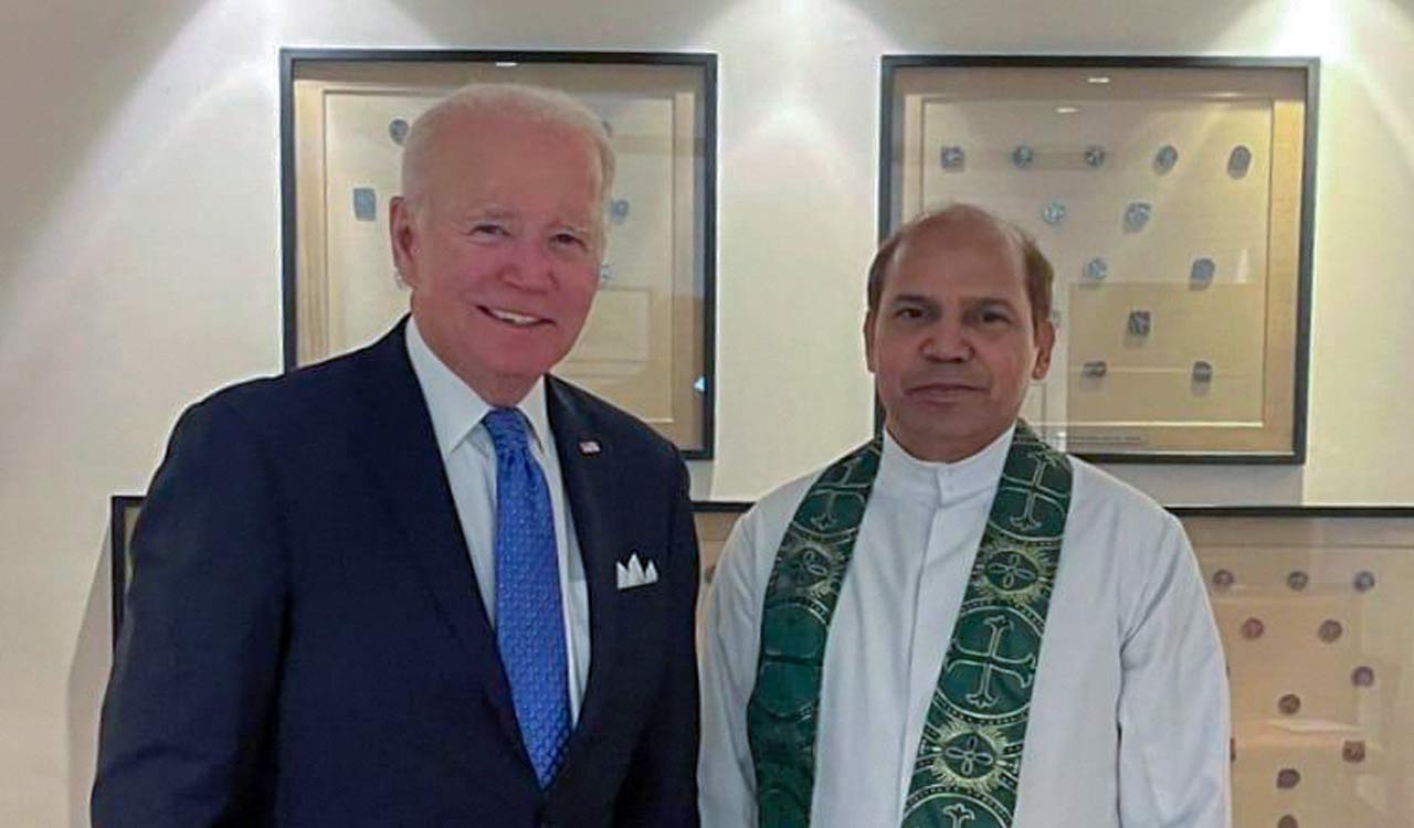 Delhi priest conducts private Mass for President Biden