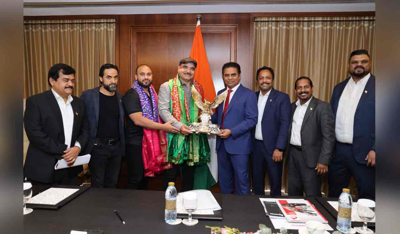 KTR’s Dubai trip begins with bang with multiple investment announcements