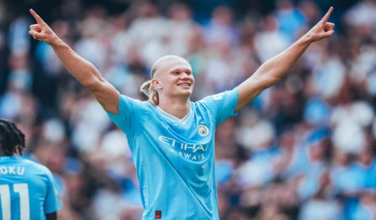 Haaland scores hat trick as Man City maintain 100 percent start in Premier League