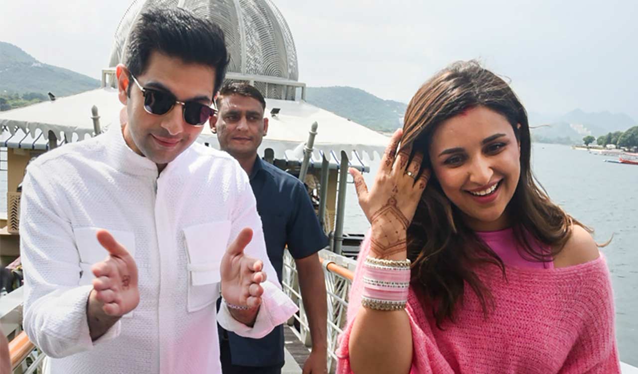 Priyanka welcomes ‘Jiju’ Raghav Chadha to Chopra family, calls Parineeti ‘most beautiful bride’