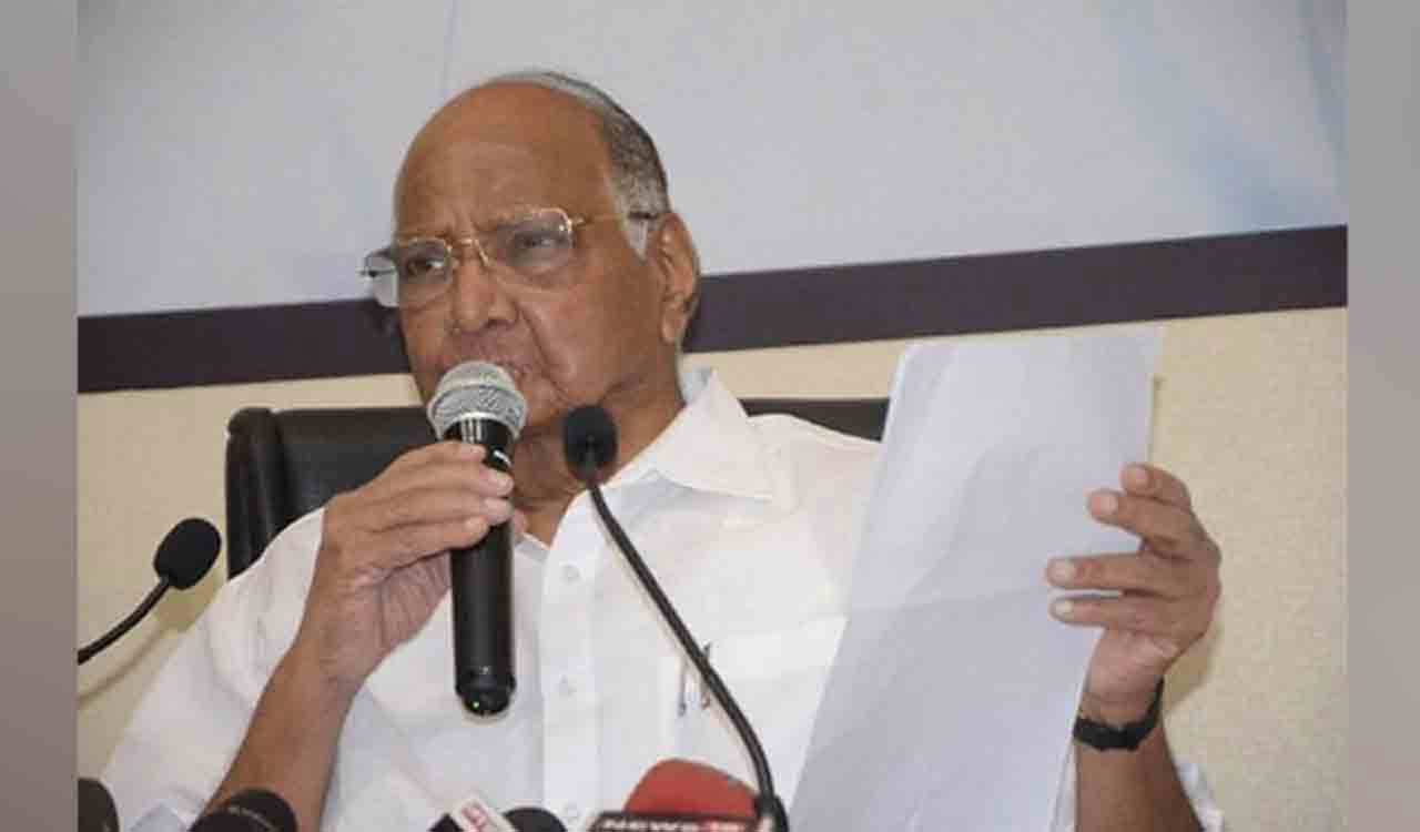 ‘Ghamandia’ comment for INDIA alliance smacks of BJP’s arrogance: Pawar