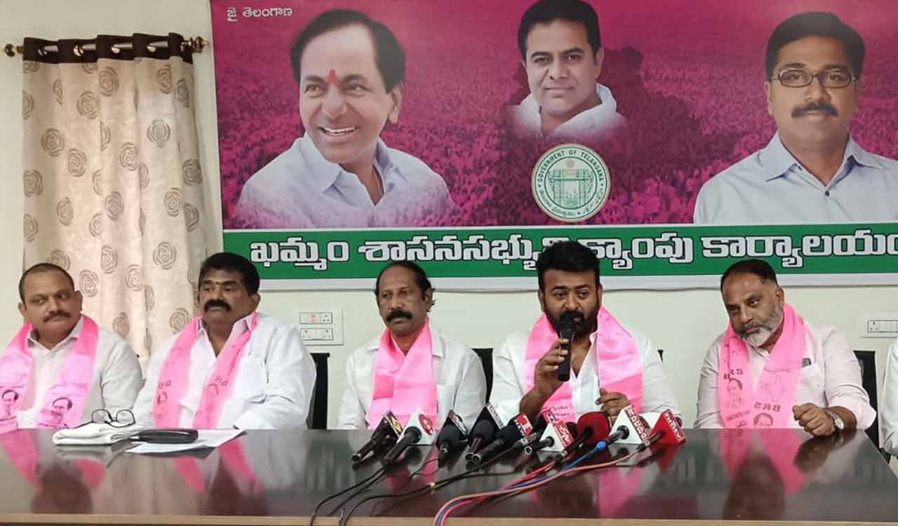 BRS leaders accuse Ponguleti of propaganda against BRS, Puvvada