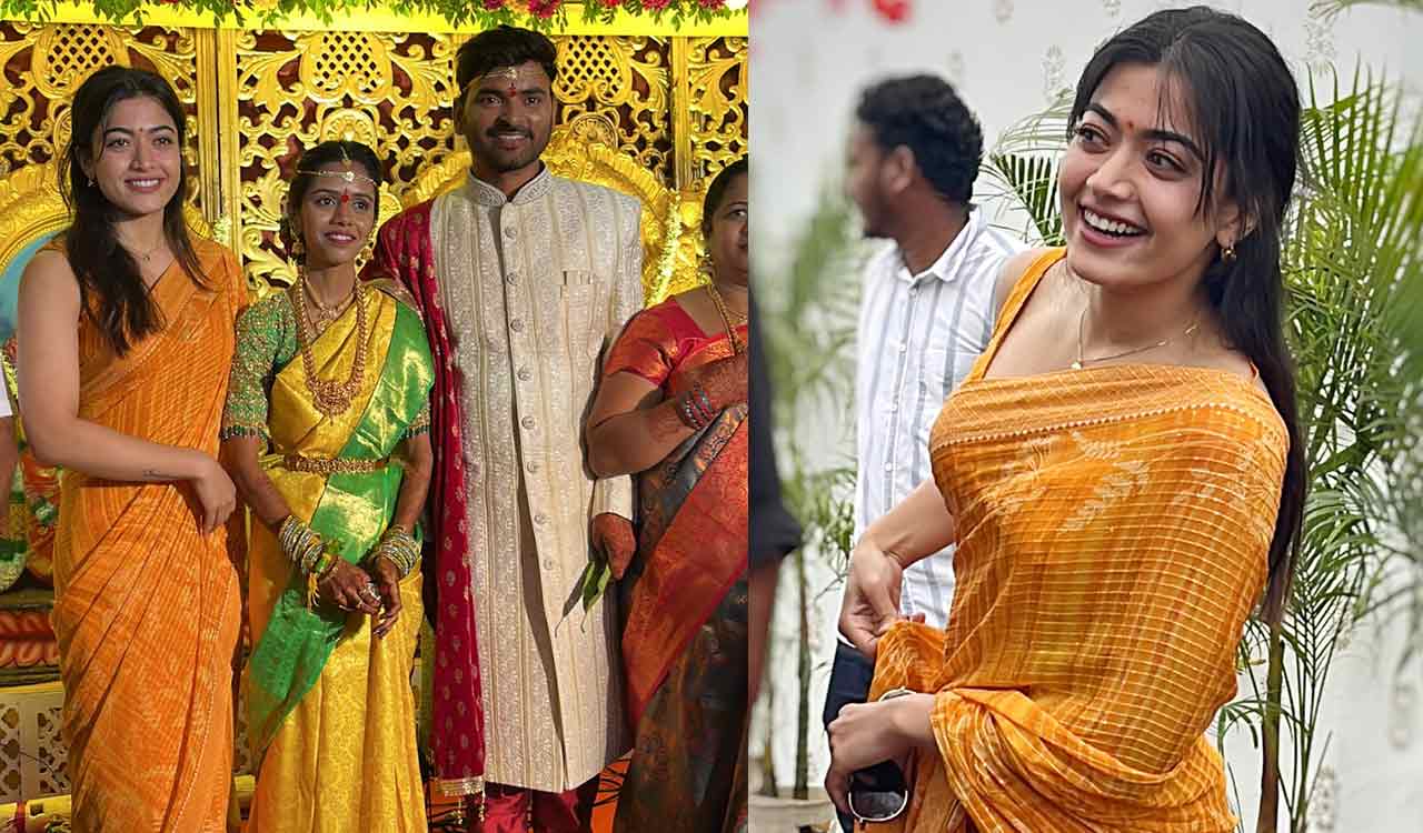 Rashmika Mandanna graces the wedding of her assistant