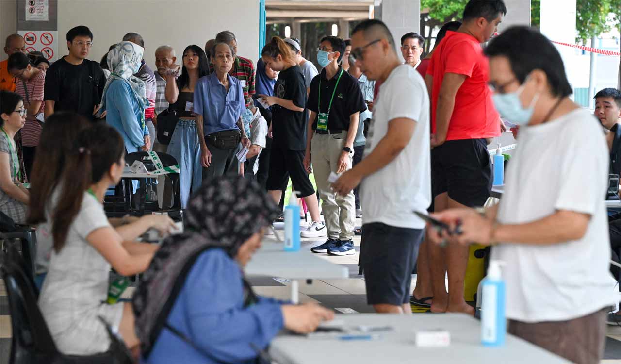 Presidential election voting underway in Singapore