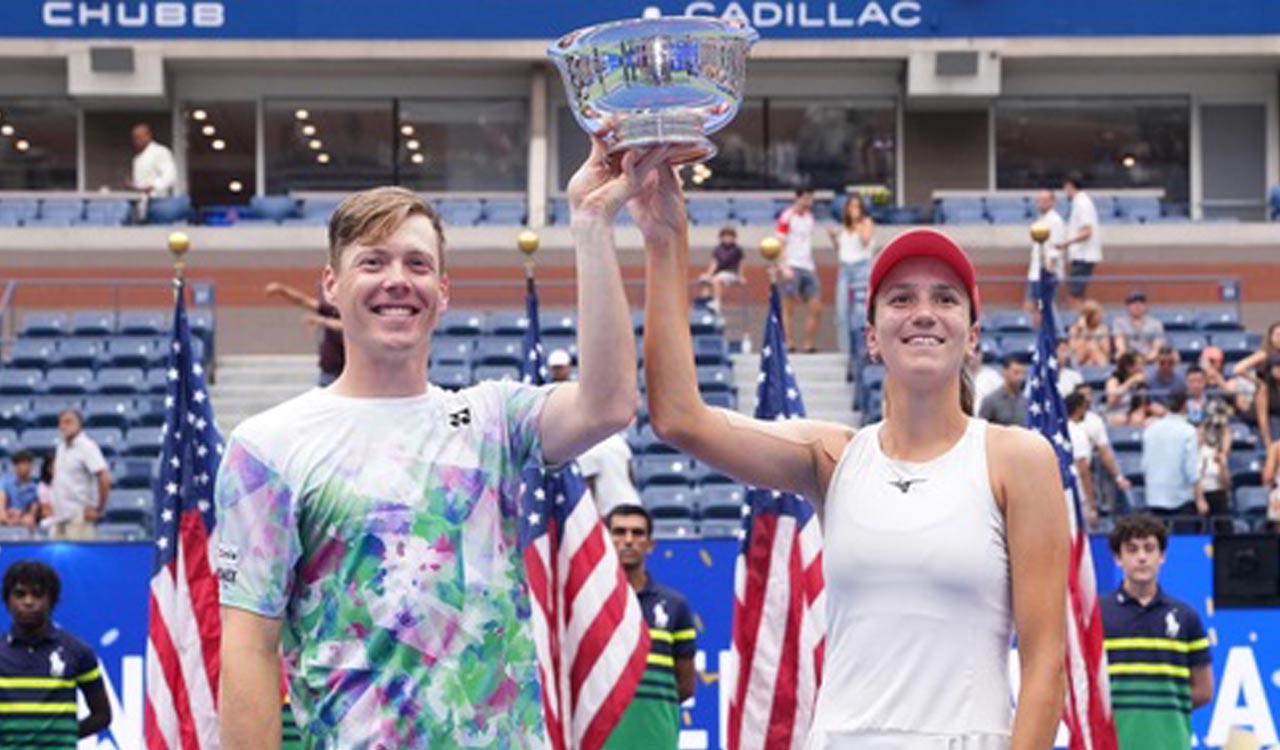 US Open: Anna Danilina and Harri Heliovaara win mixed doubles title