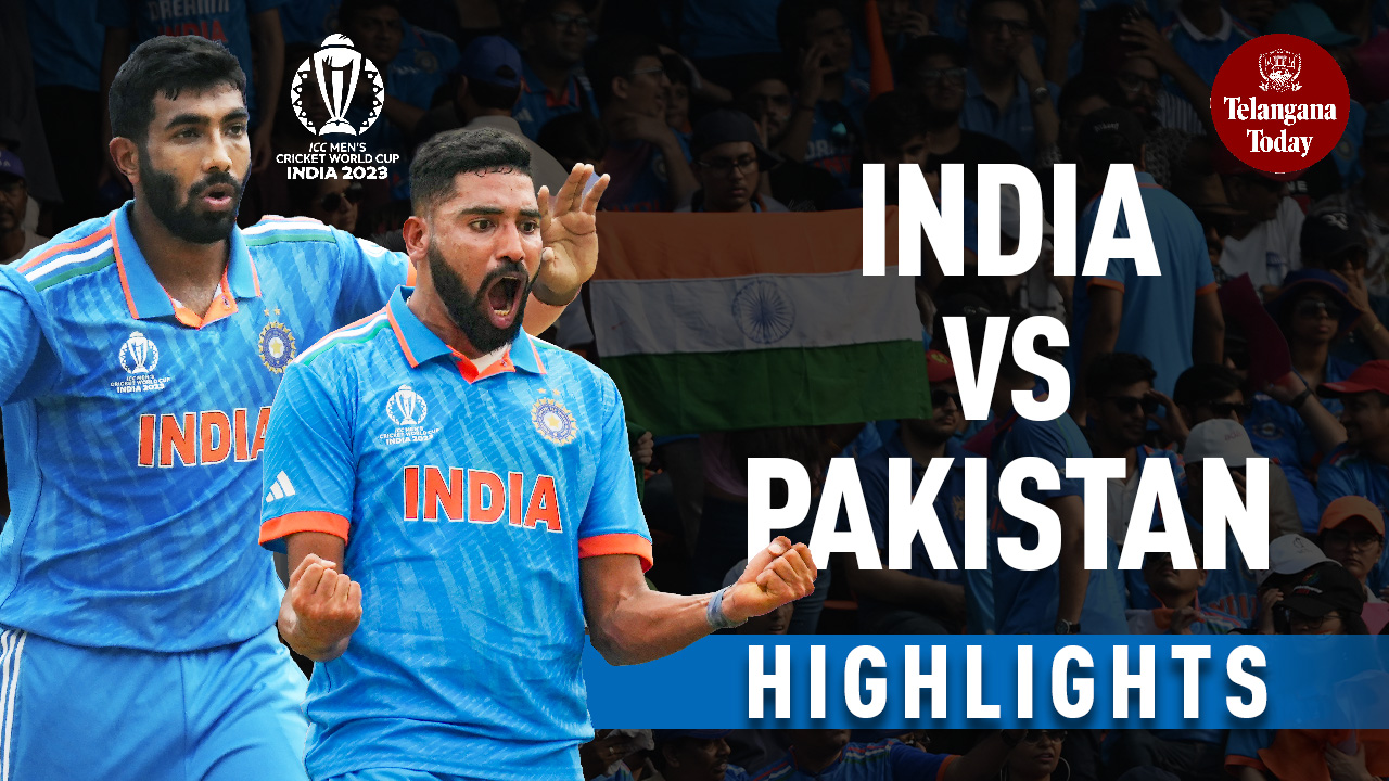 Icc World Cup 2023 India Vs Pakistan Highlights Indian Bowlers Dominate Telangana Today