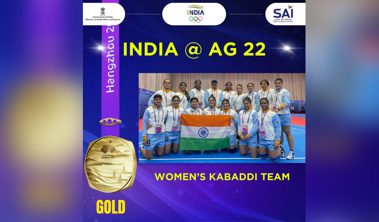 Asian Games: India claim gold in women’s kabaddi for country’s 100th medal