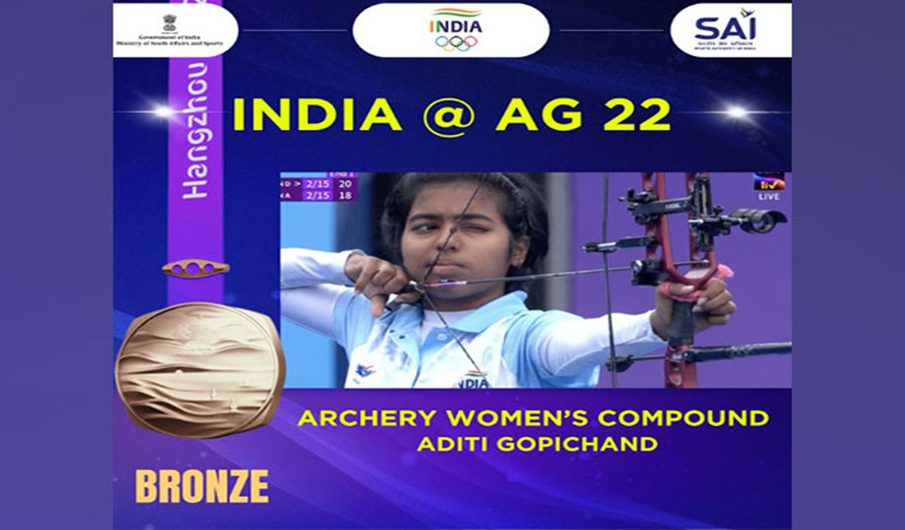 Asian Games: Aditi Gopichand bags bronze in compound archery women’s individual event