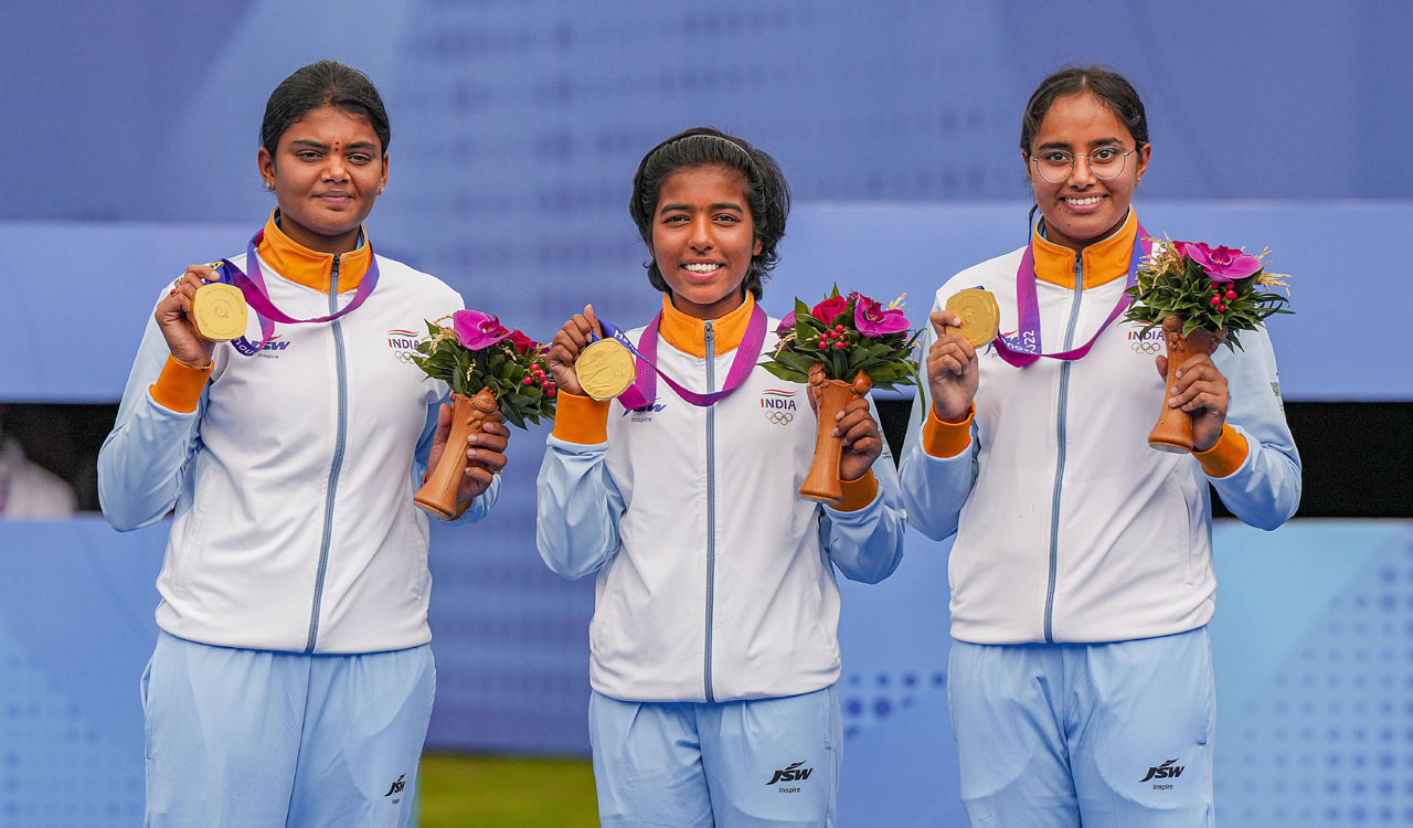 Asian Games: India wins gold in archery compound women’s team event
