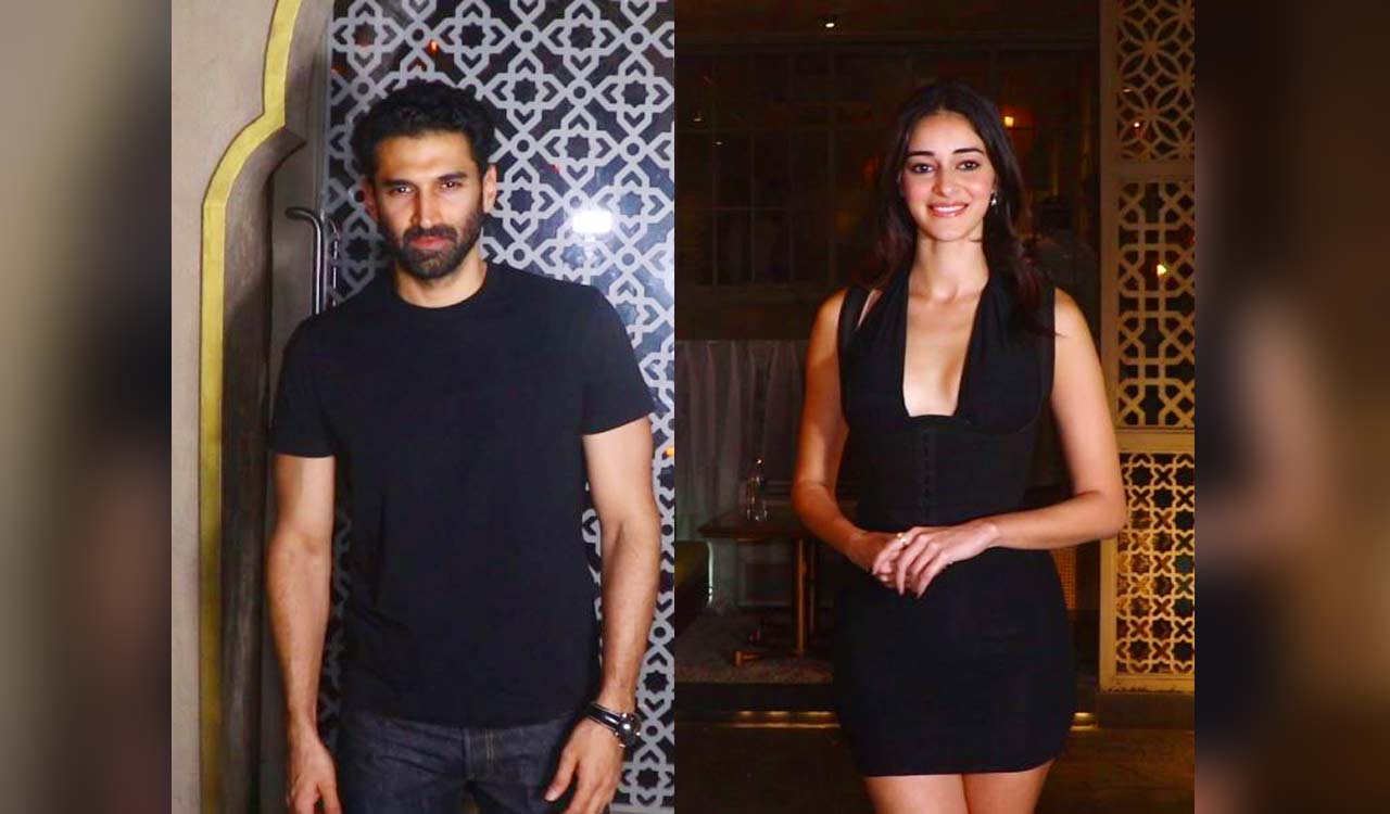 Aditya Roy Kapur and Ananya Panday twin in black for romantic date