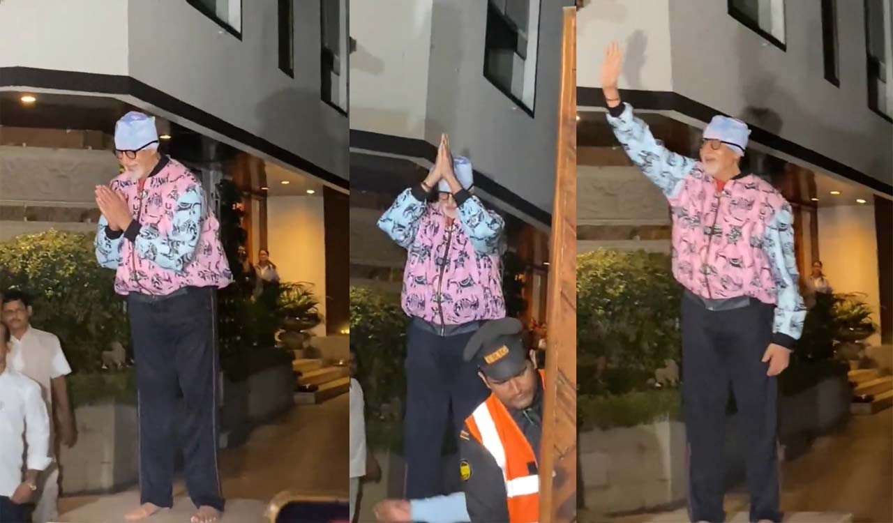 Amitabh Bachchan celebrates 81st birthday with fans at Jalsa