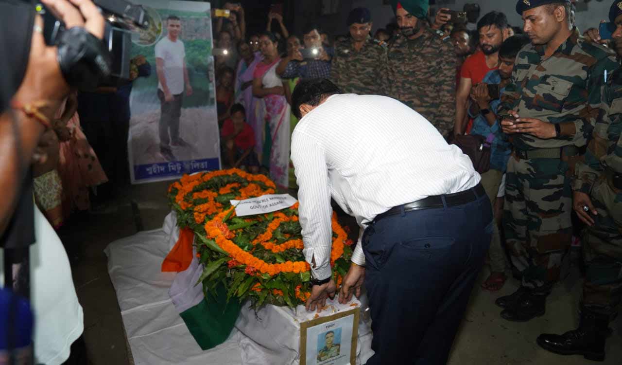 Assam soldier killed in Sikkim flash flood laid to rest with military honours