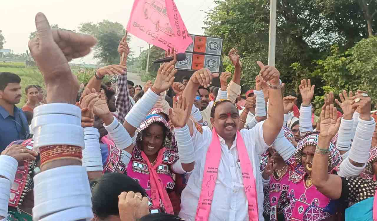 BRS cadre in upbeat mood in Siddipet, Husnabad after success of KCR’s public meetings
