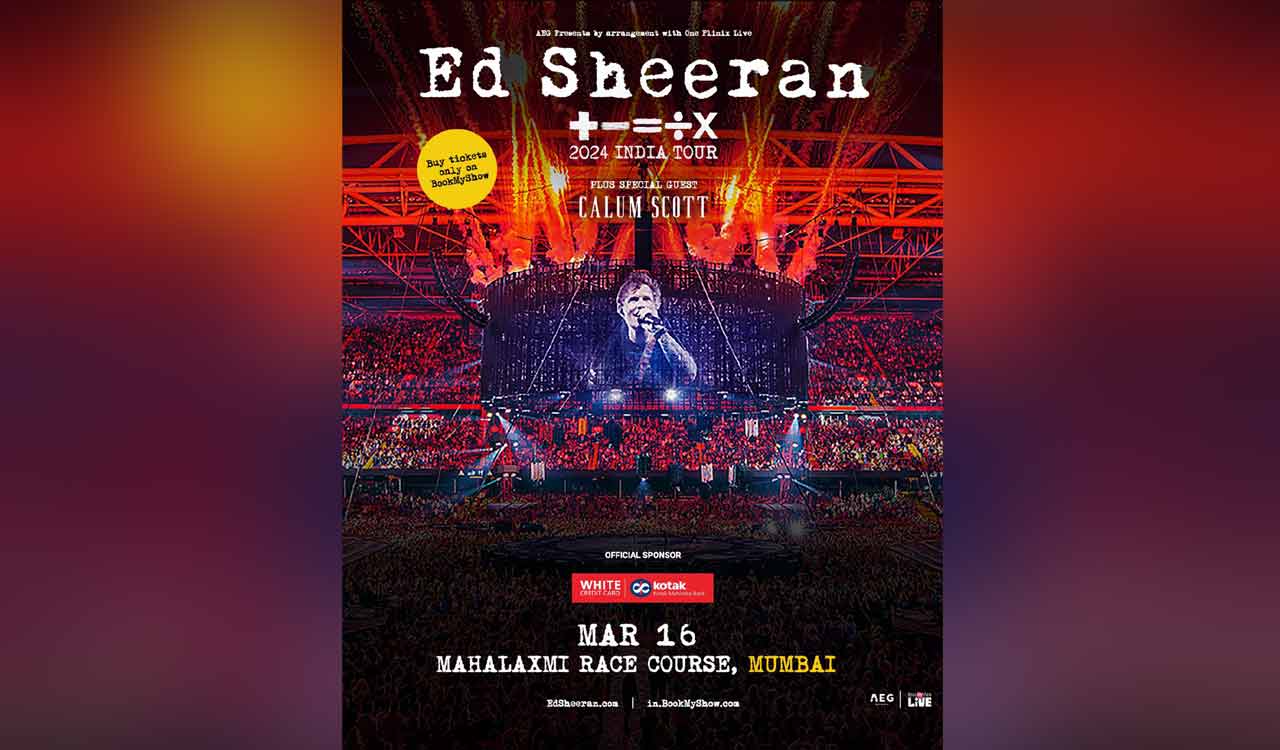 Ed Sheeran returns to Mumbai with new tour in 2024-Telangana Today