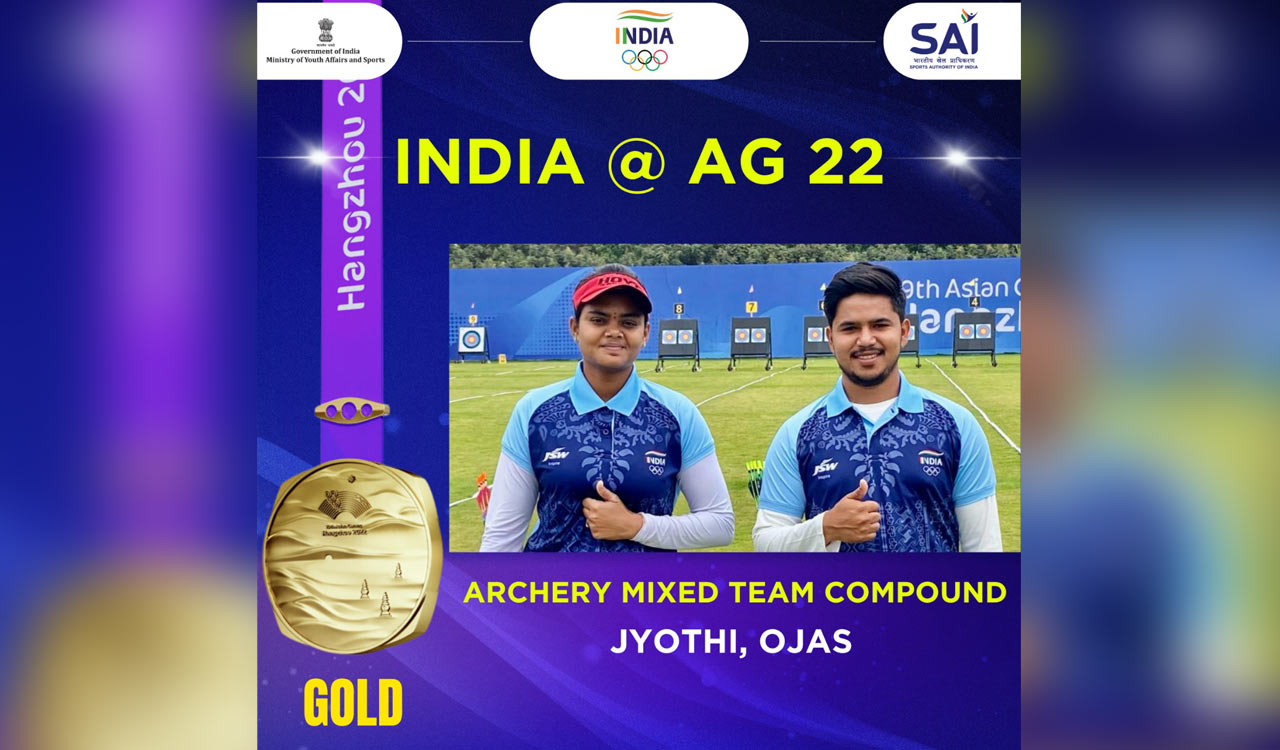 Asian Games: Deotale-Jyothi pair wins compound mixed team gold
