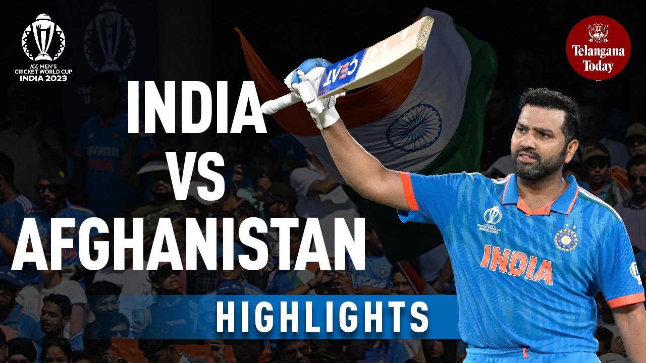 India vs Afghanistan Highlights IND 140/0 (17 Overs) ICC World Cup 2023Telangana Today