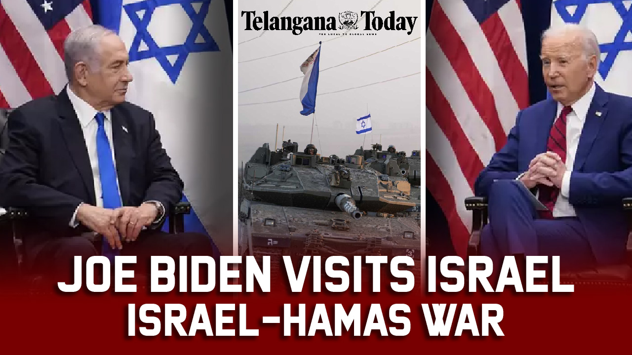 US President Joe Biden Visits Israel To Address The War | Israel-Hamas War