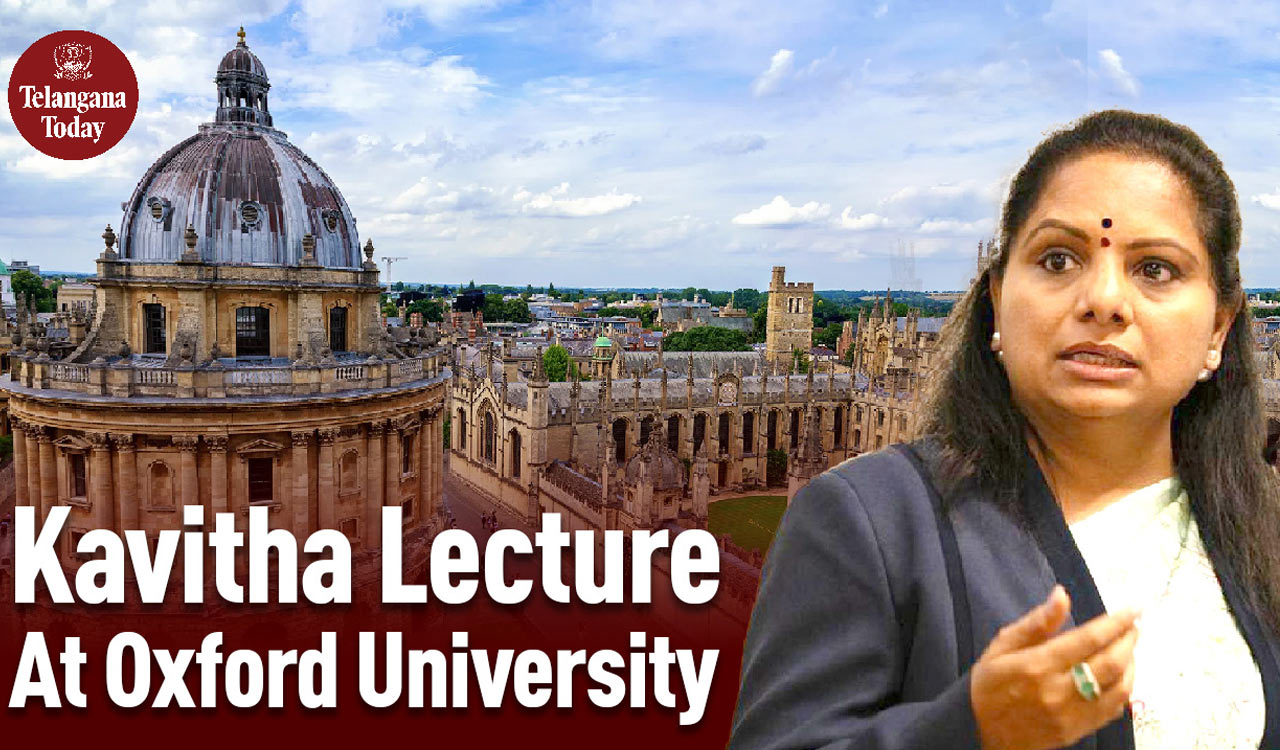 Kavitha’s Lecture On Telangana Progress At Oxford University | BRS Party MLC Kavitha