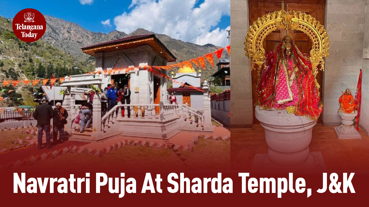 Navratri Puja Started At Sharda Devi Temple, LOC, J&K
