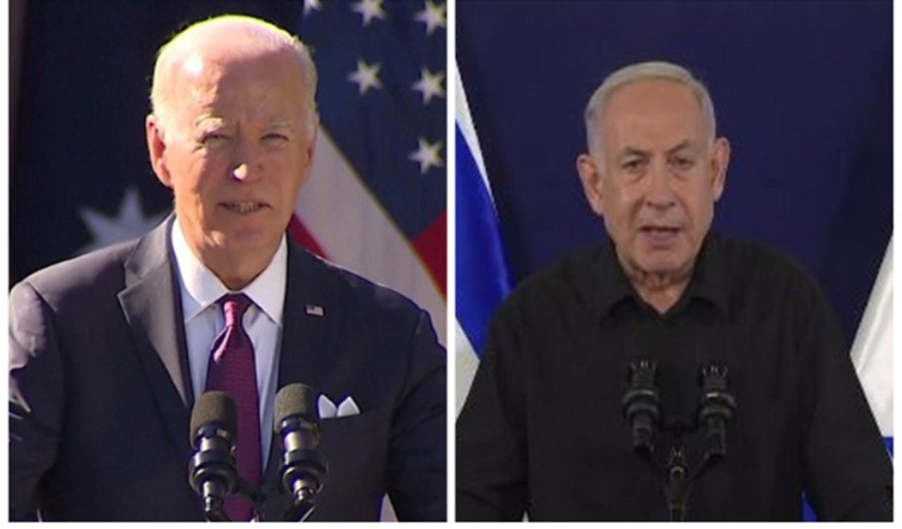 US President Biden, Israeli PM Netanyahu discuss developments in Gaza