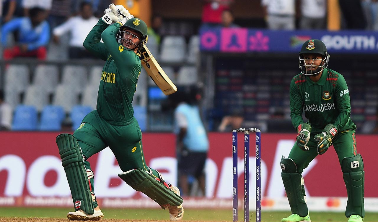 CWC 2023: De Kock powers South Africa to massive win over Bangladesh