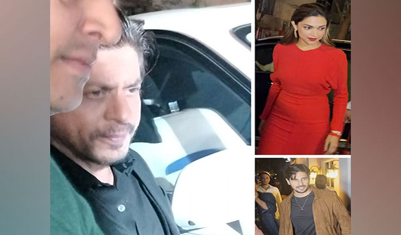 SRK, Deepika Padukone, Sidharth Malhotra party together with other B-town celebs