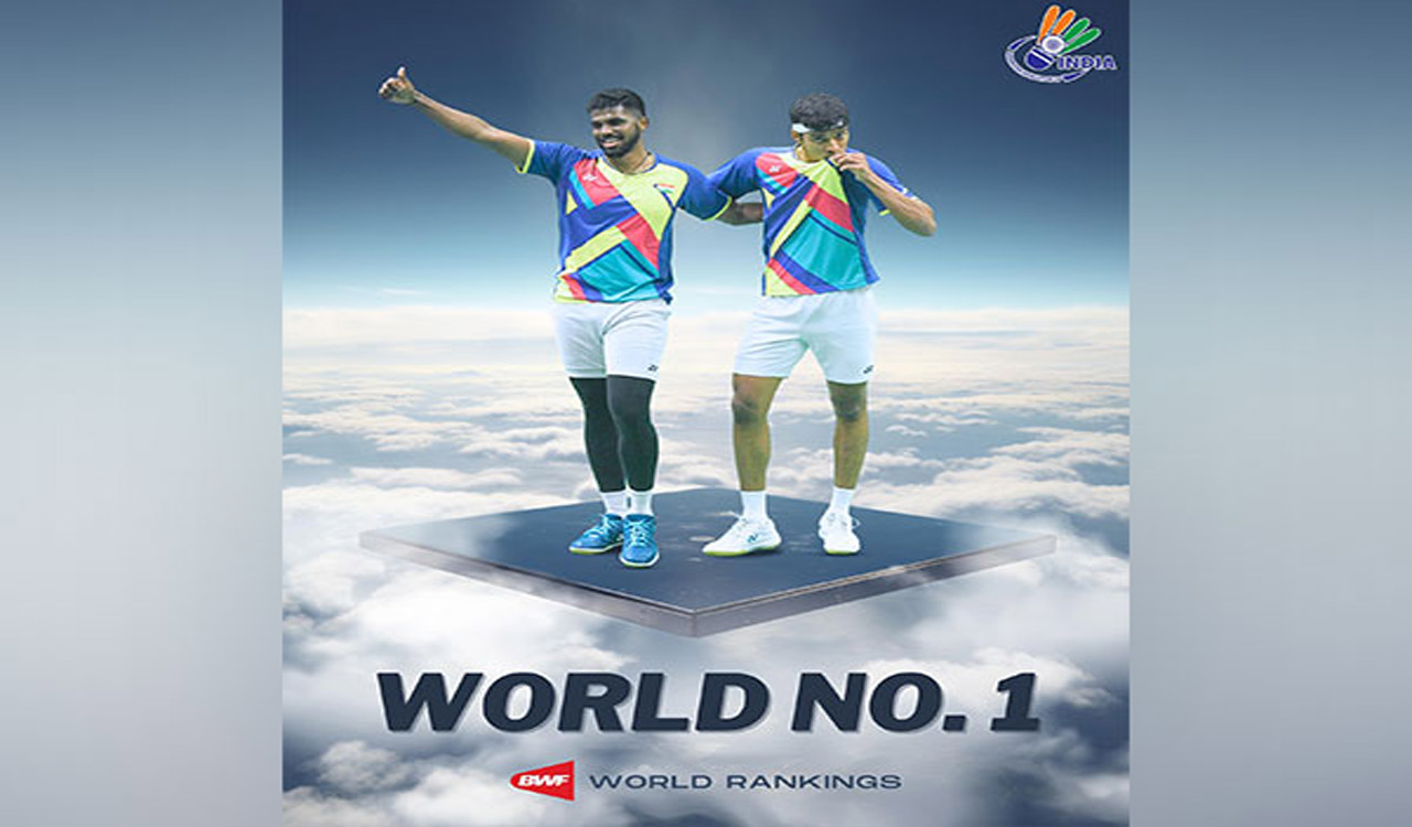 Satwiksairaj-Chirag Become First Indian Duo To Reach Number One Spot In ...